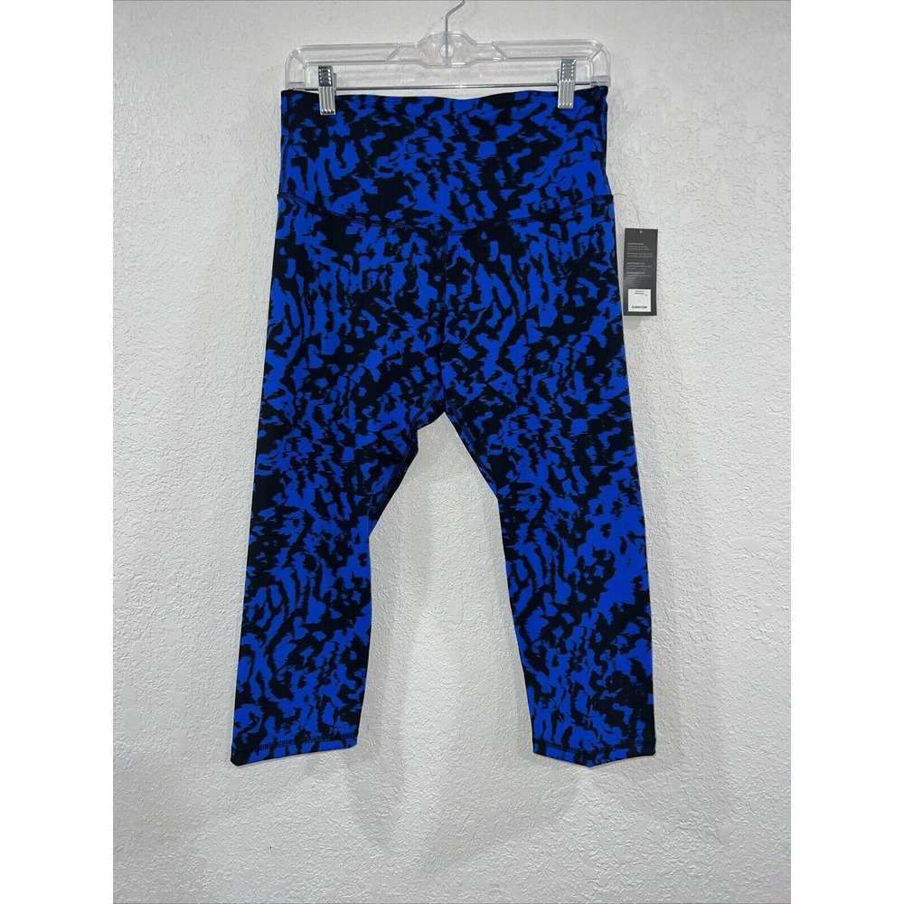 NWT! Old Navy Active Women's Go Dry Cool Black/Blue, Sz Large